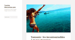 Desktop Screenshot of matunisie.com