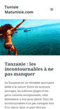 Mobile Screenshot of matunisie.com