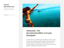 Tablet Screenshot of matunisie.com